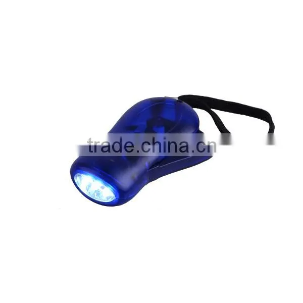 ABS Body Penguin Type 3 LED Hand Crank Generator Hand Dynamo Flashlight photo-3