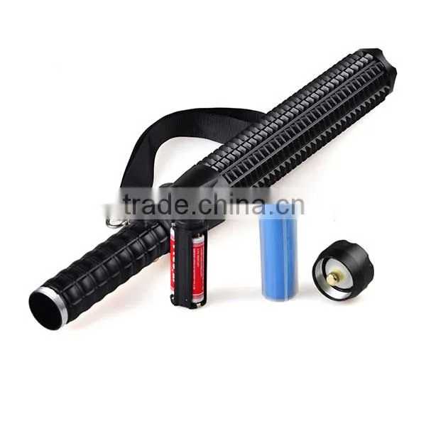 Rechargeable Telescopic Extendable 2000LM LED Self Defense Police Flash Light photo-5