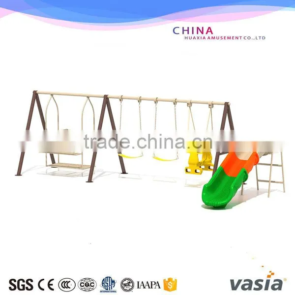 Children Outdoor Slide and Swing/Galvanized Pipe Playground Slide for Kids/kids Swing and Slide photo-2