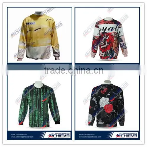 2015 All Over Printed Sweatshirt Custom Sublimation All Over Print Crewneck Sweathirts photo-6
