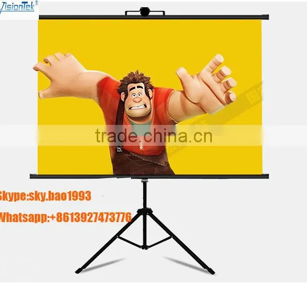 100inch projector screen Tripod 4:3 google chrome cast for tv screen or projector
