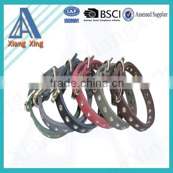 Comfortable Padded Dog Collar Adjustable Pet Collar Nylon or Leather Collar & Lead