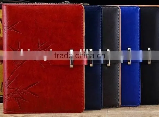 pu Leather Promotional Gift Set Notebook With Buckle and Pen Power Bank Gift Set Promotional Notebook and Pen Gift Set photo-2