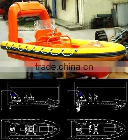 Inflated Fender Fast Rescue Boat