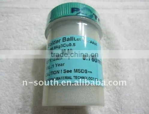 BGA Solder Balling Reballing Balls 0.76 mm 250K Pc/BOTTLE Lead Free