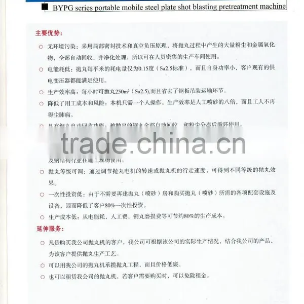Shot Blasting Machine for the Steel Plate photo-3