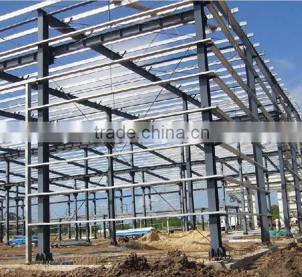 Hotselling Steel Structure for Warehouse, Prefab House and Villas