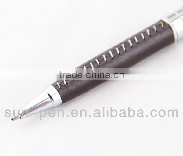 Promotional Fashionale Metal Leather Pen photo-3