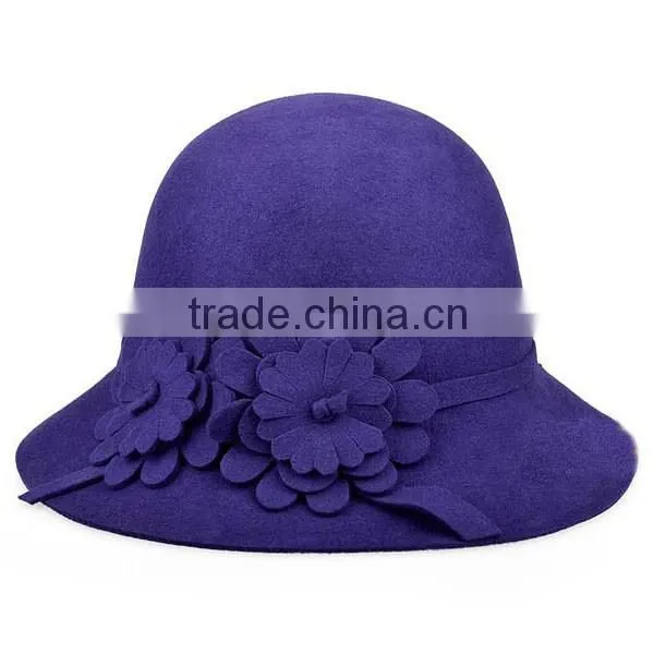 European Style Wool Felt Sauna Hat For Ladies photo-5