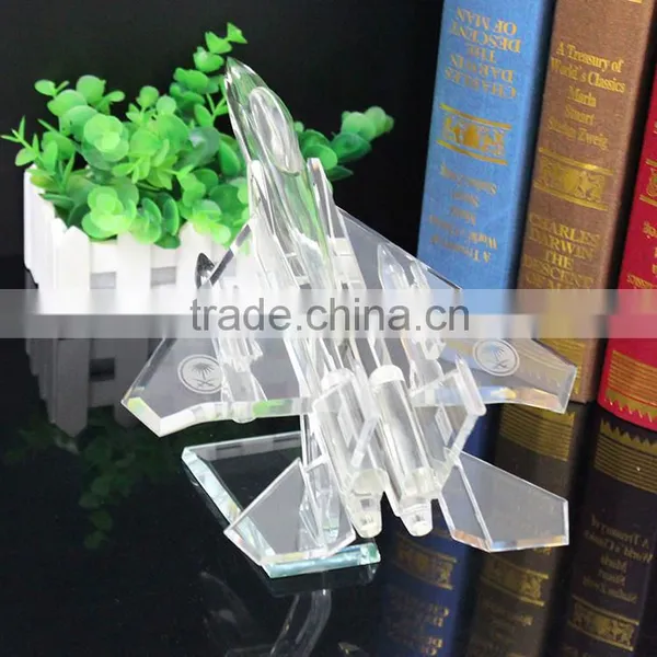 Crystal Glass f 16 Model Plane photo-3