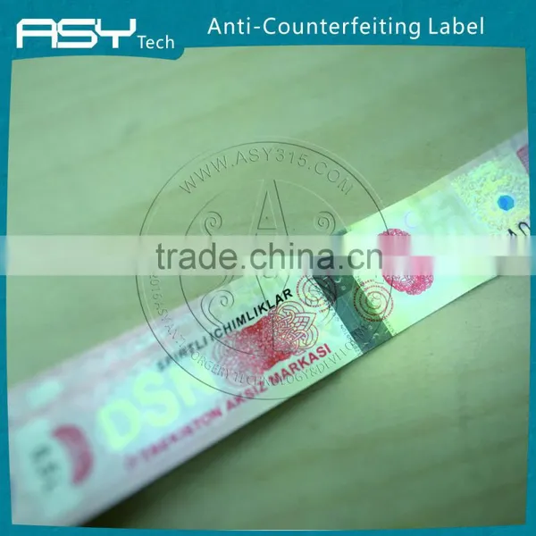 Anti-counterfeiting Hologram Watermark Security Paper Sticker photo-4