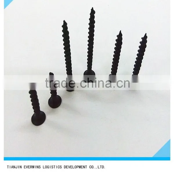 Drywall Screw Phillips Bugle Head Coarse Thread Black Phospated photo-4