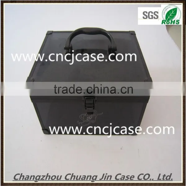 Display Cheap Portable Professional Aluminum Hard Case Cosmetic Bag photo-2