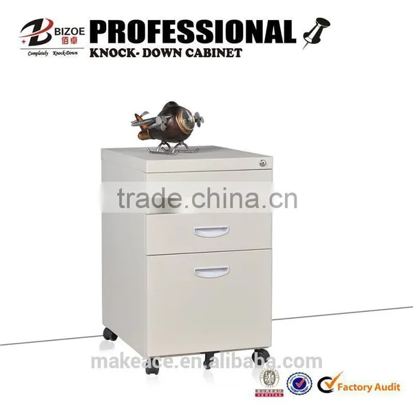High End 3 Drawer Steel Mobile Pedestal Cabinet photo-2