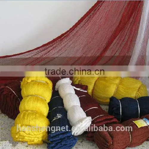 100% NYLON Colorful Nylon Fishing Net