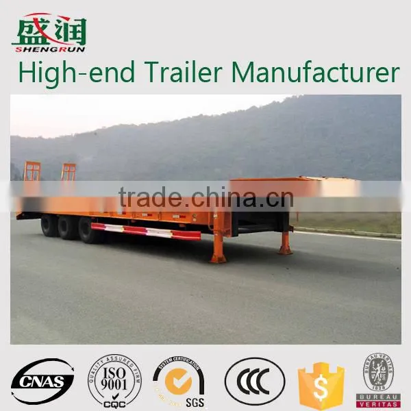 Low Bed Truck Semi Trailer,Lowbed Semi Trailer For Transport Heavy Cargo And Excavator (demension Optional) photo-3