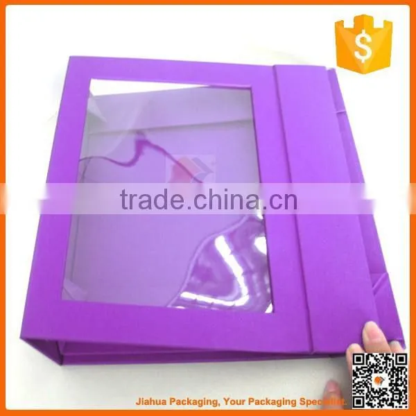 Apparel Packaging Magnetic Folding Cardboard Box With Window photo-2