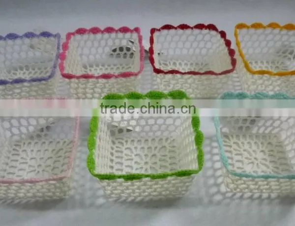 Crochet Mini Basket Square