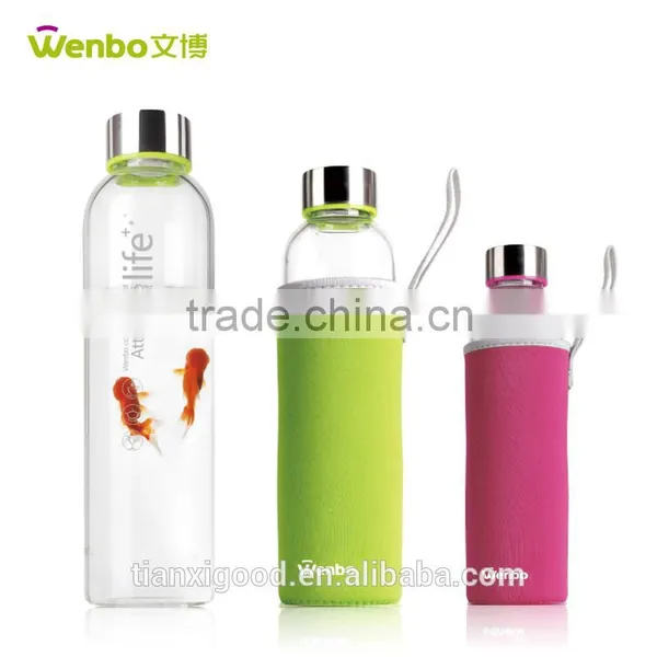 Empty Glass Bottle\ Glass Water Bottle