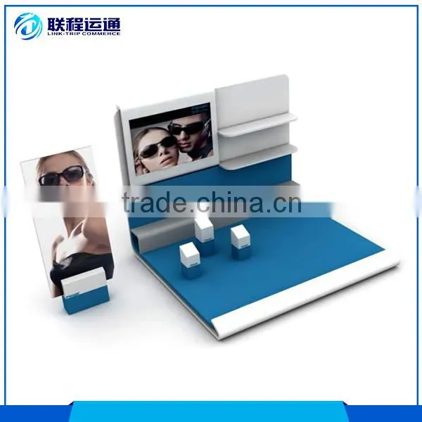 High Quality Screen Printing Acrylic Table Set Sunglass Display Stand