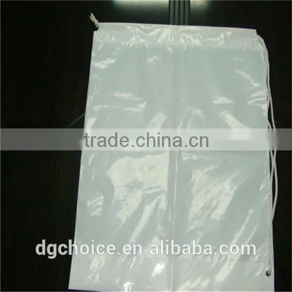 Top Popular Fashion Style Eco-friendly Palstic Cheap Drawstring Bag photo-3