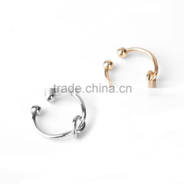 Latest Simple Design Open Hollow Finger Ring for Girls photo-3