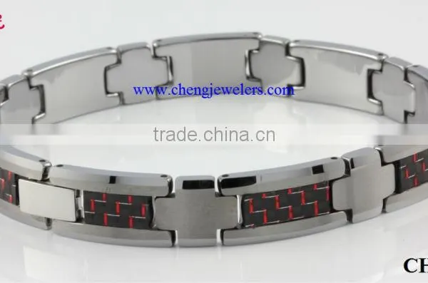 High Quality Opal Inlad Tungsten Bracelets photo-2