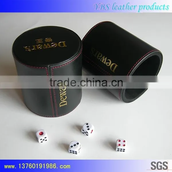 European Standard Leather Luxury Dice Cup photo-2