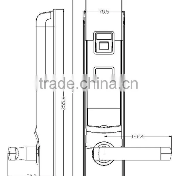 New Design Zinc Alloy Fingerprint Door Lock photo-6