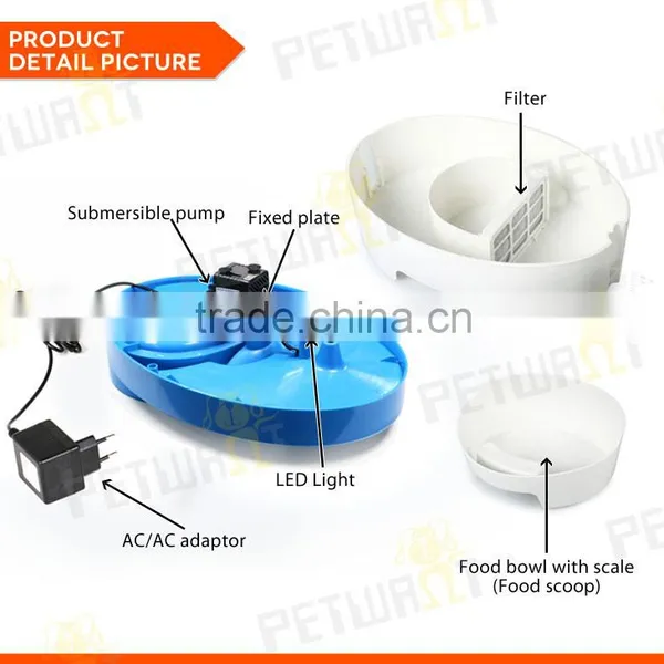 3 in 1 Cheap Drinking Water Automatic Pet Water Feeder Cat Pet Water Fountain photo-4