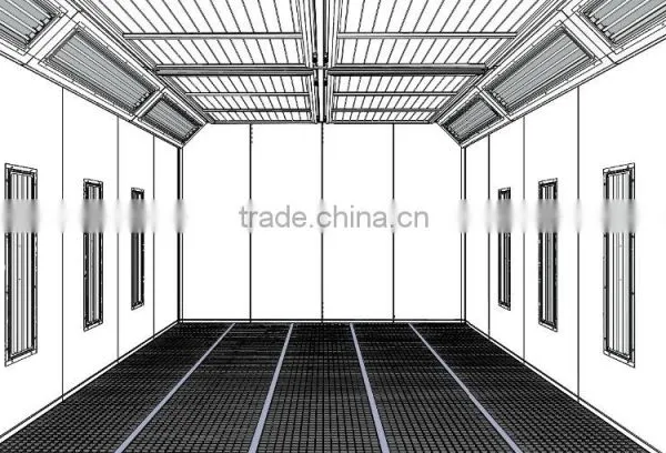 JF Good Spray Booth Middle Price High Effeciency Offer Clean Cabin Purified Air Health Body Painting Room for Sale photo-5