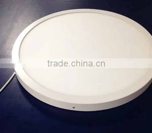 White Frame 36W 85LM/W 600MM Big Size Surface Mounted Round LED Panel photo-4