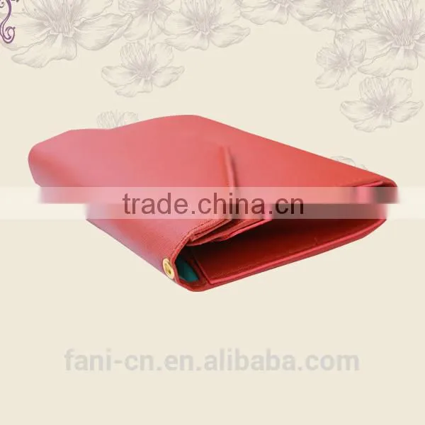 Wholesale Multifunction Cheap PU Leather Clutch Purse With Pen Holder Design for Woman photo-6
