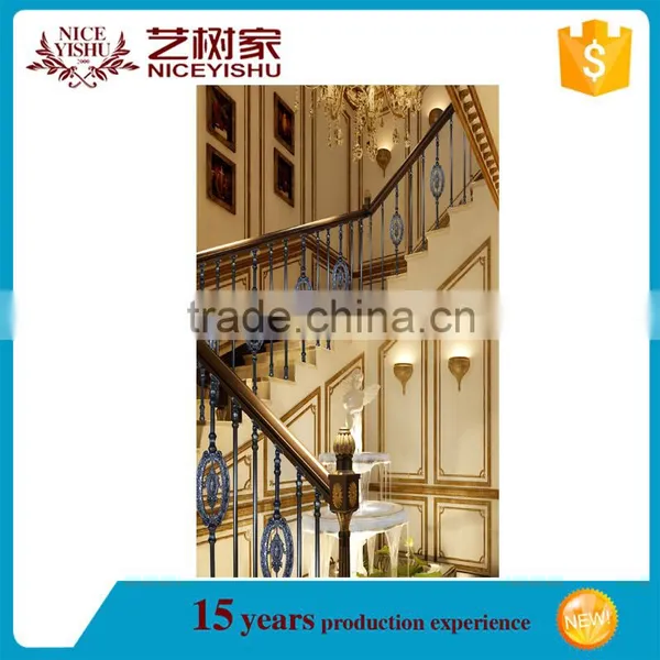 Iron House Stair Railing Design for Sale /cheap Iron Handrails Design photo-5