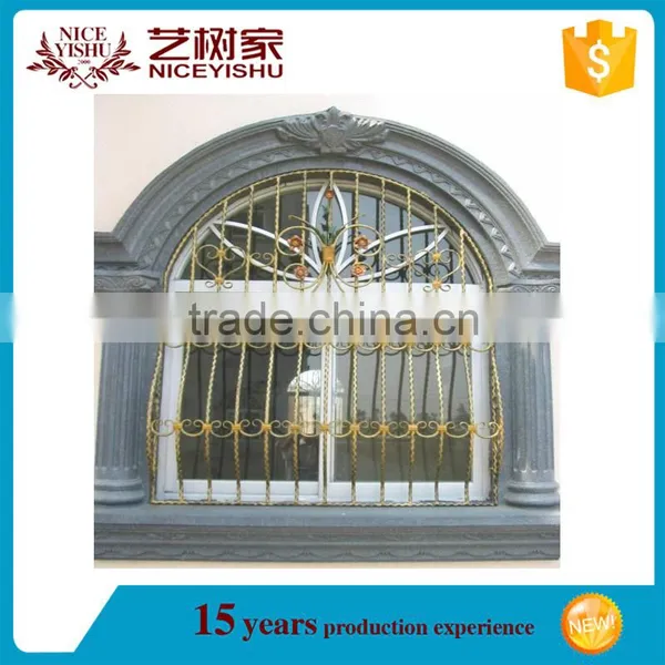 Wrought Iron Window Grills Design Modern / Cheap Window Grill Designs photo-4