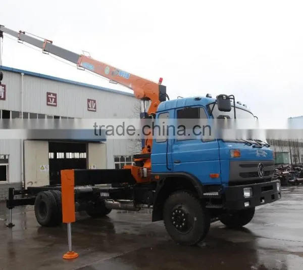 8 Ton at 2.5m, Truck Mounted Crane, SQ8S4, Best Telescoping Boom Truck Mounted Crane 8 Ton. photo-2