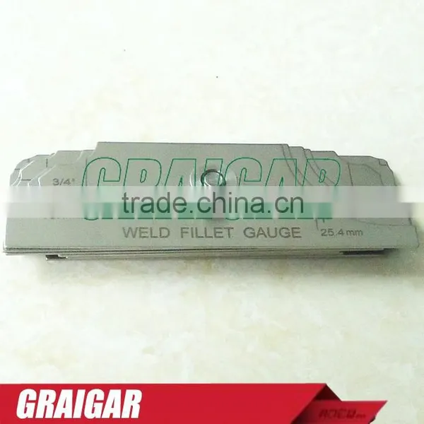J34 7 Piece Fillet Weld Set Gage Gauge Welding Inspection Test Ulnar MM & Inch MG11 photo-4