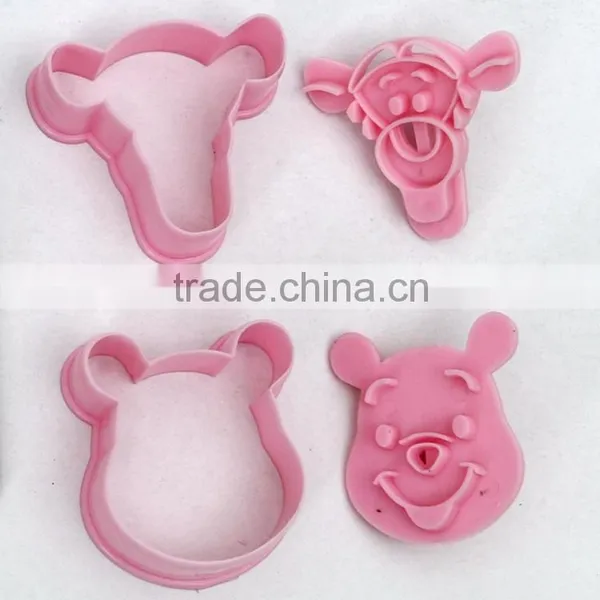 3d Stamp Cake Tools Plastic Cartoon Shaped Cookie Cutter photo-2