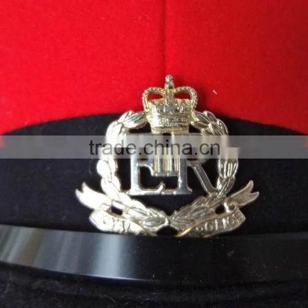 First Class Quality Military Uniform Cap/office Cap With Metal Logo photo-2