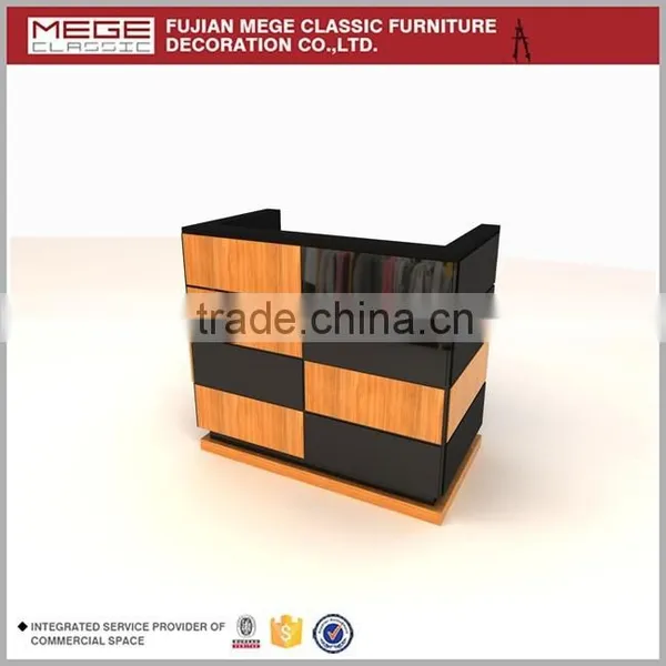 Luxury Garment Store Wooden Cash Counter, Cash Register Counter photo-3