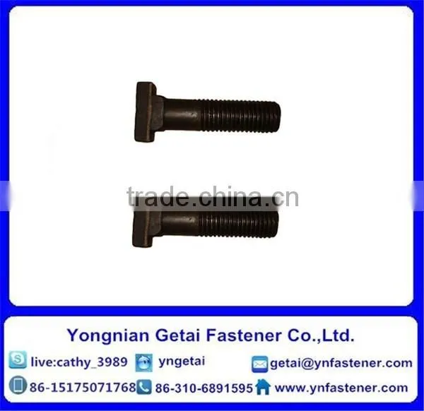 Square Head Bolts With Large/small, DIN933/931 H.D.G / Galvanized With Black /yellow Zinc Plated/blue White photo-4