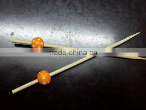 Craft Bamboo Fruit Stick Tooth Pick Disposable Eco-Friendly Fruit Stick photo-5