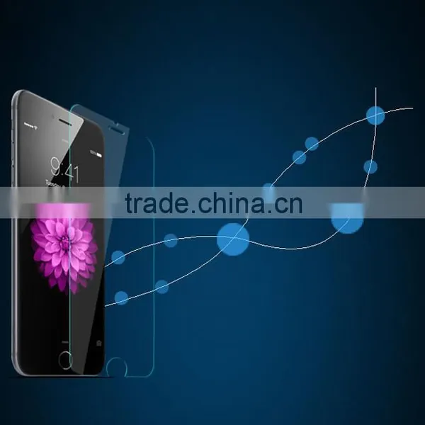 Wholesale Mobile Phone Accessory 2.5D 9H Hardness 3d Color Smart Tempered Glass Screen Protector for Iphone 5 6 6s 7 Htc One x