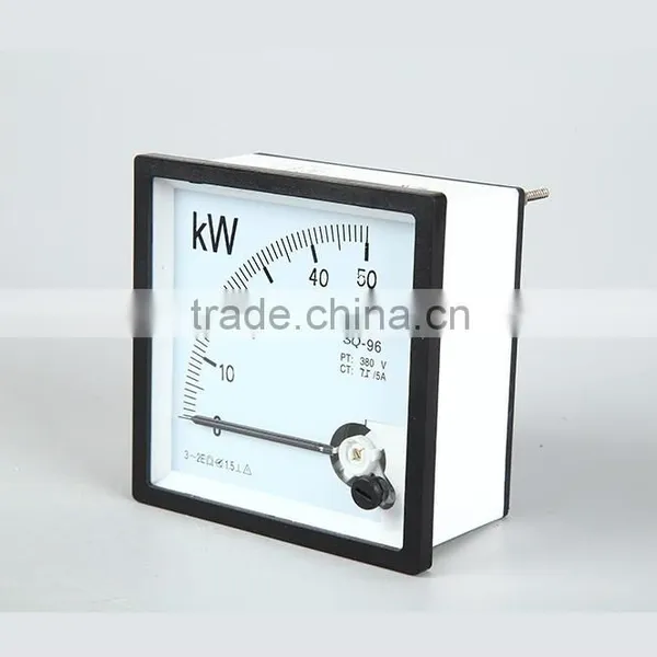 SQ96-KW PT380V CT75/5A Three-phase Power Meter 96*96 Three-phase Four-wire Active Power Meter photo-2