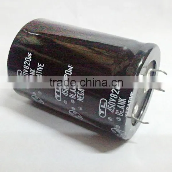 820uf/400V 35*60 4 Feets Screw Aluminium Electrolytic Capacitor