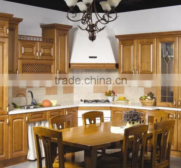 High-end Luxury Cupboard Kitchen Cabinets Solid Wood photo-3