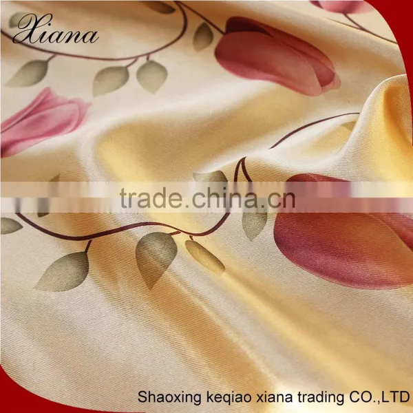 2016 Special Style and Floral Printed Blackout Shower Curtain