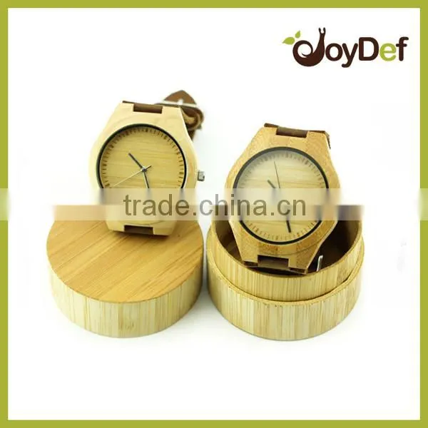 2016 Popular Wholesale Price Natural Bamboo Wood Noveties Lady Watch for Men and Women photo-4