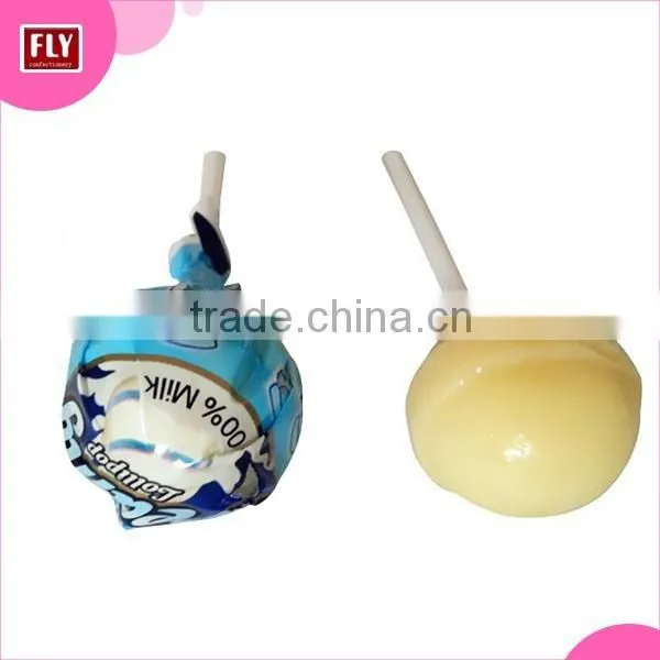 12g Ball Shape Milk Lollipop Sweets With Loo% Milka photo-2