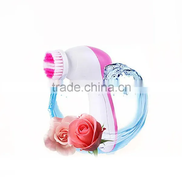 Skin Care Beauty Facial Brush Massager Scrubber 5 in 1 Electric Face Clean Brush photo-3